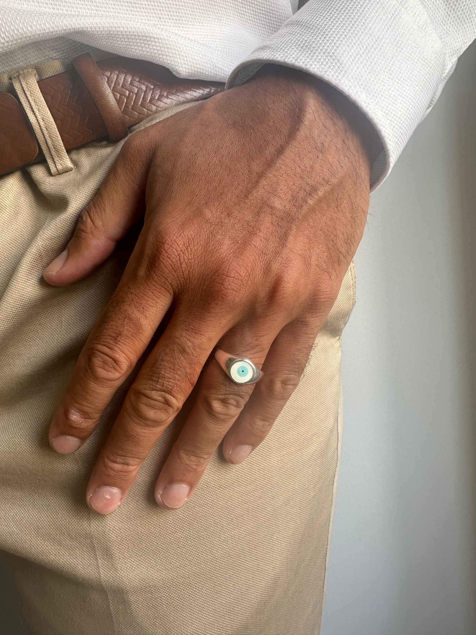 Turquoise Eye Ring – Misoa Jewelry