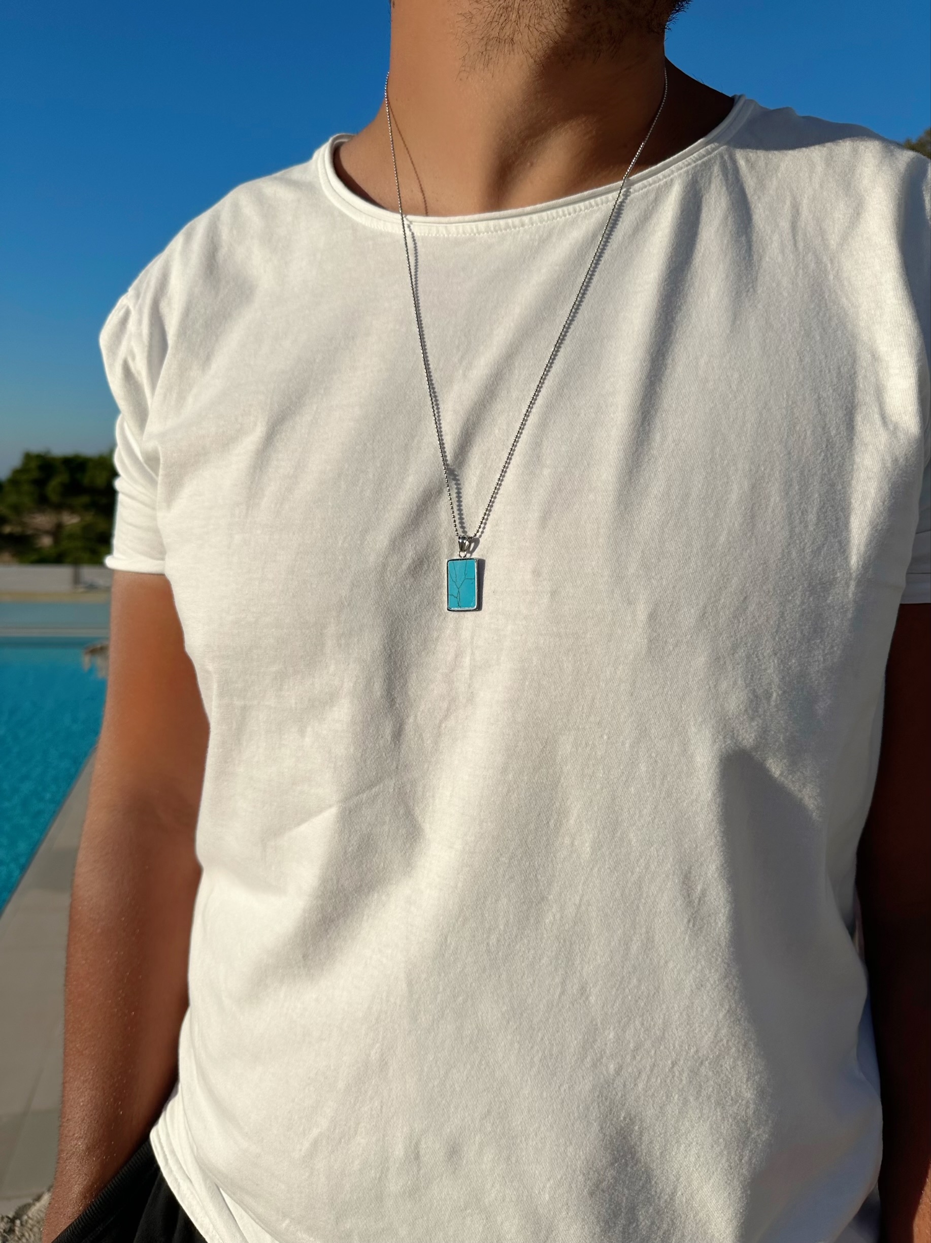 Amazon.com: BARBARI Jewelry Raw Turquoise Crystal Necklace | Handmade Gift  for Him and Her+ Free Gift Wrap+ Free Gift ! High Quality Rock Healing  Gemstone Pendant for Men and Women : Handmade Products