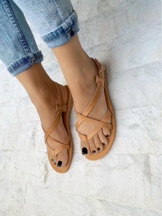 LEATHER SANDALS :: Women's Sandals :: Brown Strappy Sandals (Strappies ...