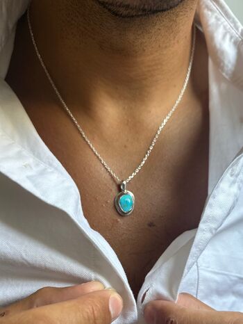 Independent Turquoise Necklaces for Men | Mercari