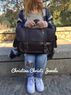 christina Christi | Deep Brown Leather Briefcase 15'' 
