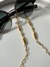 christina Christi | Gold Sunglasses Chain Enamel Bead 