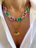 christina Christi | Multicolor Summer Charm Necklaces, 