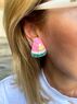 christina Christi | Clip On Earrings Watermellon Charm 