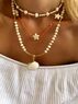 christina Christi | Summer Beaded Necklaces - Cowrie Shell Pendant 