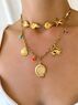 christina Christi | Gold Summer Shell Necklaces 