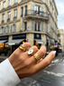 christina Christi | Gold Plated Stackable Rings 