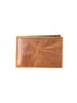 christina Christi | Waxed Brown Leather Wallet Men 