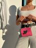 christina Christi | Minimalist Pink Leather Bag - Bohemian Pinky 