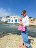 christina Christi | Pink Leather Shoulder Bag - Always Pink 