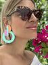 christina Christi | Clip On Summer Hoop Earrings 