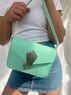christina Christi | Handcrafted Full Grain Leather Shoulder Bag - Summer Buckle Up 