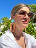 christina Christi | Summer Clip On Earrings Light Blue 