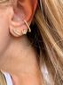 christina Christi | Minimalist Crystal Earrings Tiny Zircons 