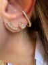 christina Christi | Minimalist Crystal Earrings Tiny Zircons 