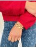 christina Christi | Gold Chunky Heart Bracelet 