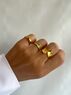 christina Christi | Gold Handmade Rings Made from Gold Plated Sterling Silver 925 