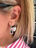christina Christi | Silver Minimalist Earrings Stainless Steel Hoops 
