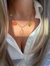 christina Christi | Gold Chunky Necklace Leeps n Hearts 