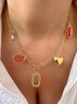 christina Christi | Gold Chunky Necklace Leeps n Hearts 