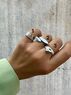 christina Christi | Silver Stacking Rings from Stainless Steel 