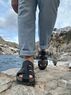 christina Christi | Men's Leather Slide Sandals Corc Sole 