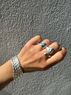 christina Christi | Silver Rings Women Turquoise Stones 