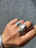 christina Christi | Silver Rings Women Turquoise Stones 