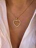 christina Christi | Gold Heart Mama Necklace 