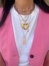 christina Christi | Pink Necklaces Women Heart Charms 