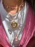 christina Christi | Pink Necklaces Women Heart Charms 