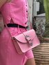 christina Christi | Ροζ Μικρή Δερμάτινη Τσάντα - Wild Pink 