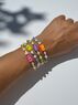 christina Christi | Summer Evil Eye Bracelet Colorful Beads 