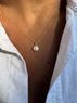 christina Christi | Men's Pearl Necklace Sterling Silver 