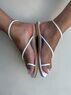 christina Christi | Chic Strappy Sandal White Leather 