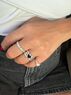 christina Christi | Silver Thin Rings Women 