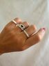 christina Christi | Silver Thin Rings Women 