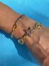 christina Christi | Gold Summer Bracelets Stainless Steel Chains 