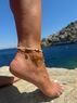 christina Christi | Pearls Ankle Bracelet Fish Charms 