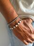 christina Christi | Men's Bracelets Black n Silver 