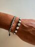 christina Christi | Men's Bracelets Black n Silver 