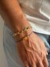 christina Christi | Mens Minimal Beaded Bracelets Gold 