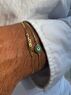 christina Christi | Men's Bracelets Gold Evil Eye n Ancient Greek Charm 