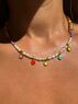 christina Christi | Colorful Summer Necklace with Freshwater Pearls 