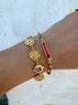 christina Christi | Gold Charm Bracelets n Crystals 