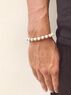 christina Christi | Men's Beaded Bracelet Ivory 