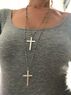 christina Christi | Silver Cross Necklaces 