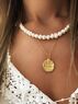 christina Christi | Real Pearls n Christian Disc Necklaces 