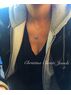 christina Christi | Round Evil Eye Necklace - Blue Bead Necklace 