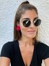 christina Christi | Red Pop Earrings with Clip 